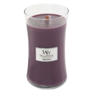 Woodwick Svíčka oválná váza WoodWick, Tmavý mák, 609.5 g
