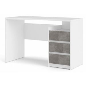 Psací stůl Function Plus 80362 bílá/beton - TVI