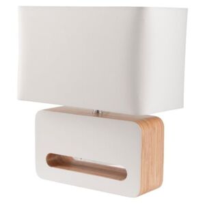 Bílá stolní lampa Zuiver Wood