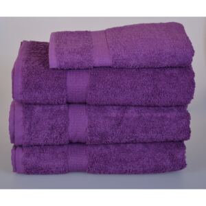 Aaryans Sada 2 kusů, Froté ručník SPRING , 50x100 cm, fialový