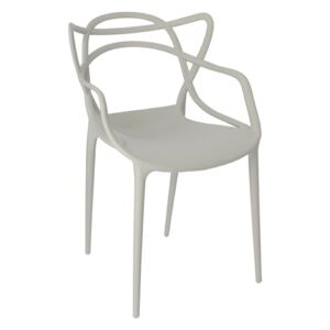 D2.DESIGN Židle Lexi šedá inspirovaná Master chair