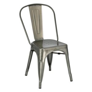 D2.DESIGN Židle Paris inspirovaná Tolix metalik