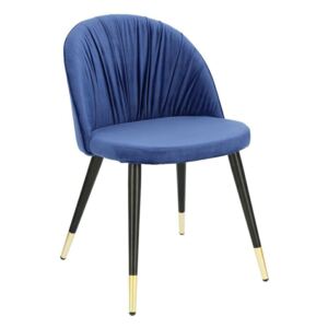 Intesi židle Kotte Velvet modrá