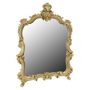 Zrcadlo DJENNIFER, 118x83,5x5, radica béžová