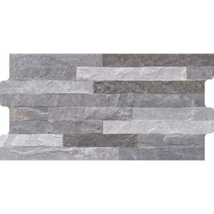 Rock acero - Keramická dlažba šedá 23x46 cm