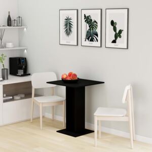 Barový stůl černý 60 x 60 x 75 cm dřevotříska
