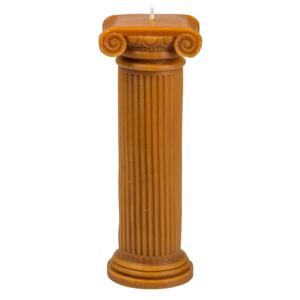 Dekorativní svíčka oranžová Hestia Column Doiy
