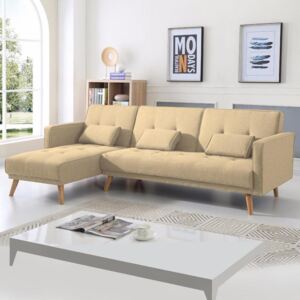 Rozkládací rohové sofa Catini Anabel - béžová