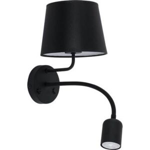 Nástěnná LED lampa s vypínačem BLACK, černá Tlg GRAZIANO 10024287