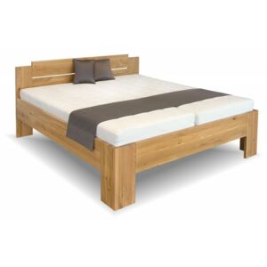 Dvoulůžková postel Grand, 180x200, masiv dub