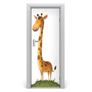Samolepící fototapeta na dveře Žirafa