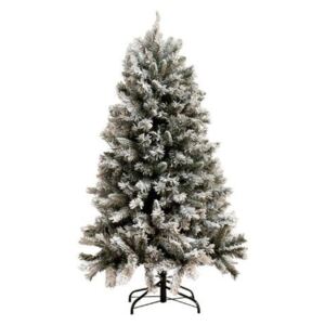 Vánoční zasněžený strom s led světýlky Snowy - 90*154cm