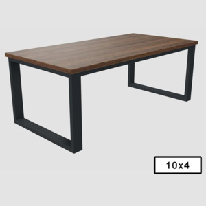 Jídelní stůl Zamani XL (Rozměr (d x š): 220 x 100 cm, Materiál desky: Dubová spárovka napojovaná)