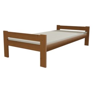 Dřevěná postel VMK 6C 80x200 borovice masiv - dub