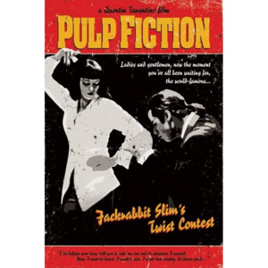 Plakát, Obraz - Pulp Fiction - Twist Contest, (61 x 91,5 cm)