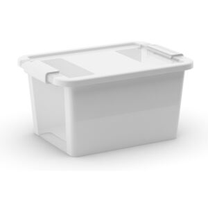 KIS Plastový úložný box Bi Box s víkem S 11 l Bílá