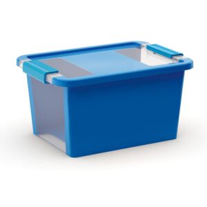 KIS Plastový úložný box Bi Box s víkem S 11 l Modrá