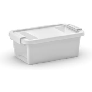 KIS Plastový úložný box Bi Box s víkem XS 3 l Bílá