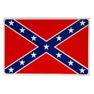 Plechová cedule Confederate Flag 45cm x 30cm