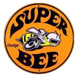 Plechová cedule Dodge Super Bee, 30cm