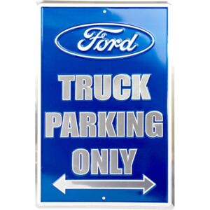 Plechová cedule Ford Truck Parking Only 45cm x 30 cm