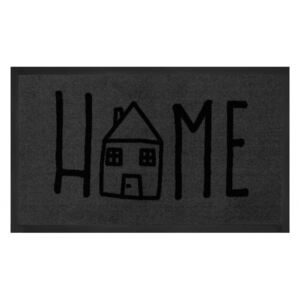 Hanse Home Collection koberce Protiskluzová rohožka Printy 103800 Grey Anthracite 45x75