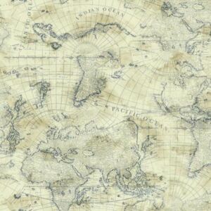 Papírová tapeta - mapa 343023 Atlantic, Eijffinger rozměry 0,685 × 8,2 m