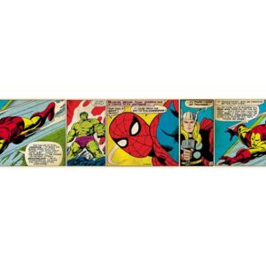 Dětská samolepící bordura 90-042, Marvel Comic Strip, Kids Home, Graham Brown, rozměry 0,16 x 5 m