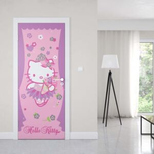 GLIX Fototapeta na dveře - Hello Kitty | 91x211 cm
