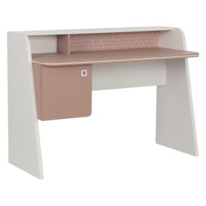 Dětský dívčí psací stůl April - růžový