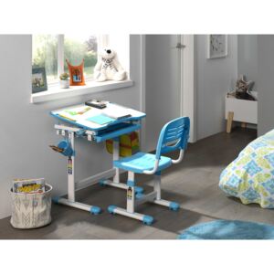 Rostoucí psací stůl se židlí Comfort - modrý