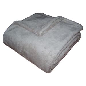 Dadka Fine soft deka světle šedá 150x200