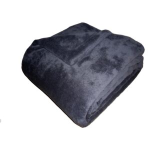 Dadka Super soft deka tmavě šedá 150x200
