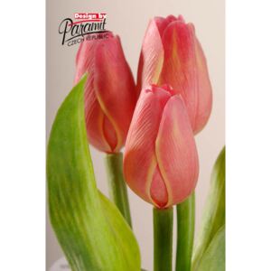 Paramit Umělý tulipán žluto-červený