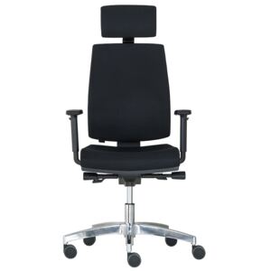 ALBA kancelářská židle JOB,TB-SYNCHRO-skladová BLACK 27