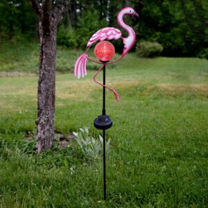 LED bodové světlo Flamingo se solárním modulem