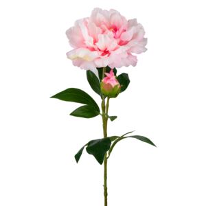 Animadecor Umělá květina - Pivoňka světle růžová 65cm
