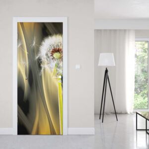 GLIX Fototapeta na dveře - Dandelion Abstract Design | 91x211 cm