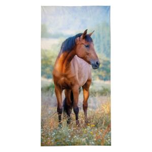 Froté osuška 70x140 - Hnědý kůň
