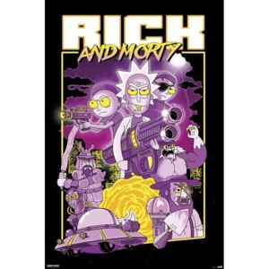 Plakát, Obraz - Rick Morty - Characters, (61 x 91,5 cm)