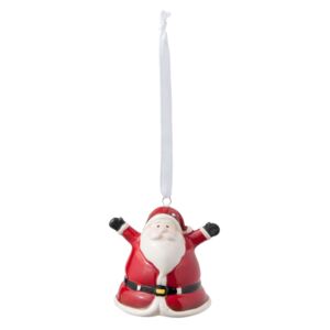 Keramický zvonek Santa - 6*5*6 cm