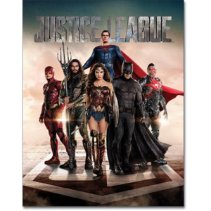 Plechová cedule: Justice League (Movie)