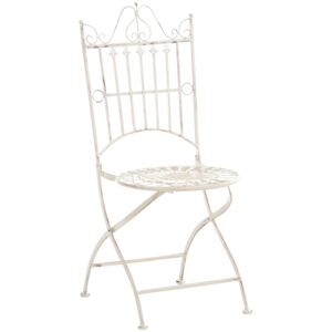 Kovová židle Sadao Barva Krémová antik