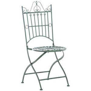 Kovová židle Sadao Barva Zelená antik
