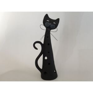 Keramika Andreas® Kočka na svíčku velká Popelka