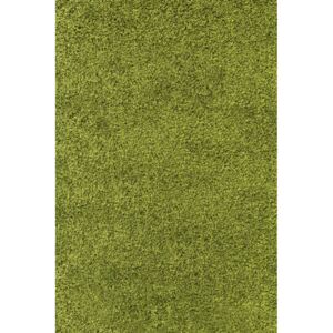 Ayyildiz Kusový koberec Shaggy Dream 4000 zelený vysoký vlas 060x110 cm