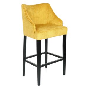 Snap Bari 77 barová židle žlutá