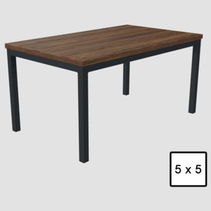Jídelní stůl Ramla (Rozměr (d x š): 140 x 80 cm, Materiál desky: Dubová spárovka napojovaná)