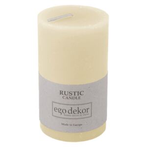 Svíčka ED RUSTIC pr.60x100mm, bílá|ivory