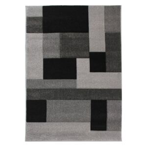 Černošedý koberec Flair Rugs Cosmos Black Grey, 80 x 150 cm